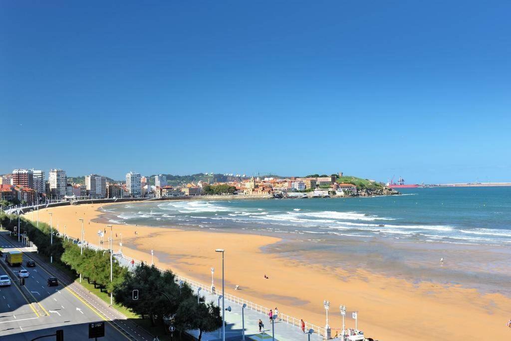Apto Ramon Y Cajal,1- Centrico Y Cerca De Playa San Lorenzo-3Hab Garaje Opc 希洪 外观 照片